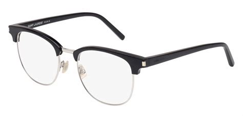 yves saint laurent metal frame eye glasses for women|saint laurent transparent glasses.